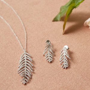 Sterling Silver Leaf Pendant