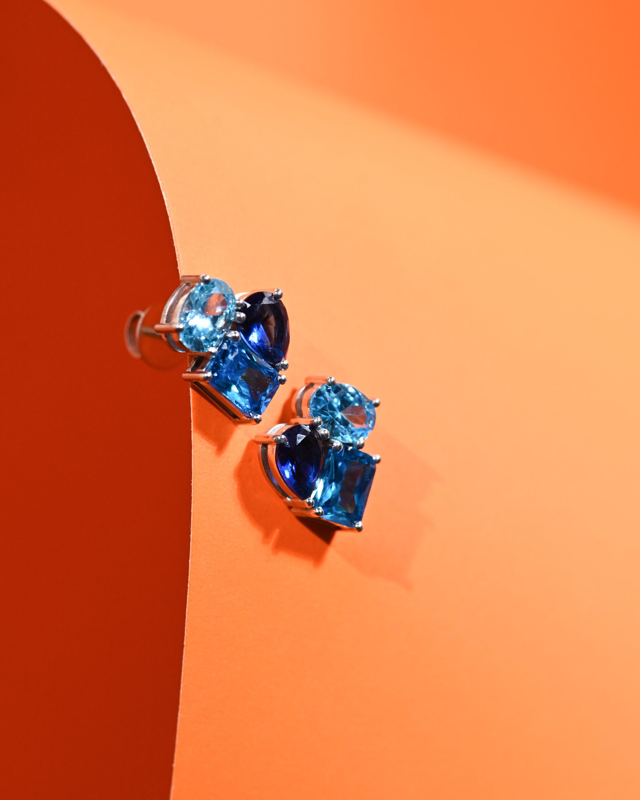 Azure Duo Studs